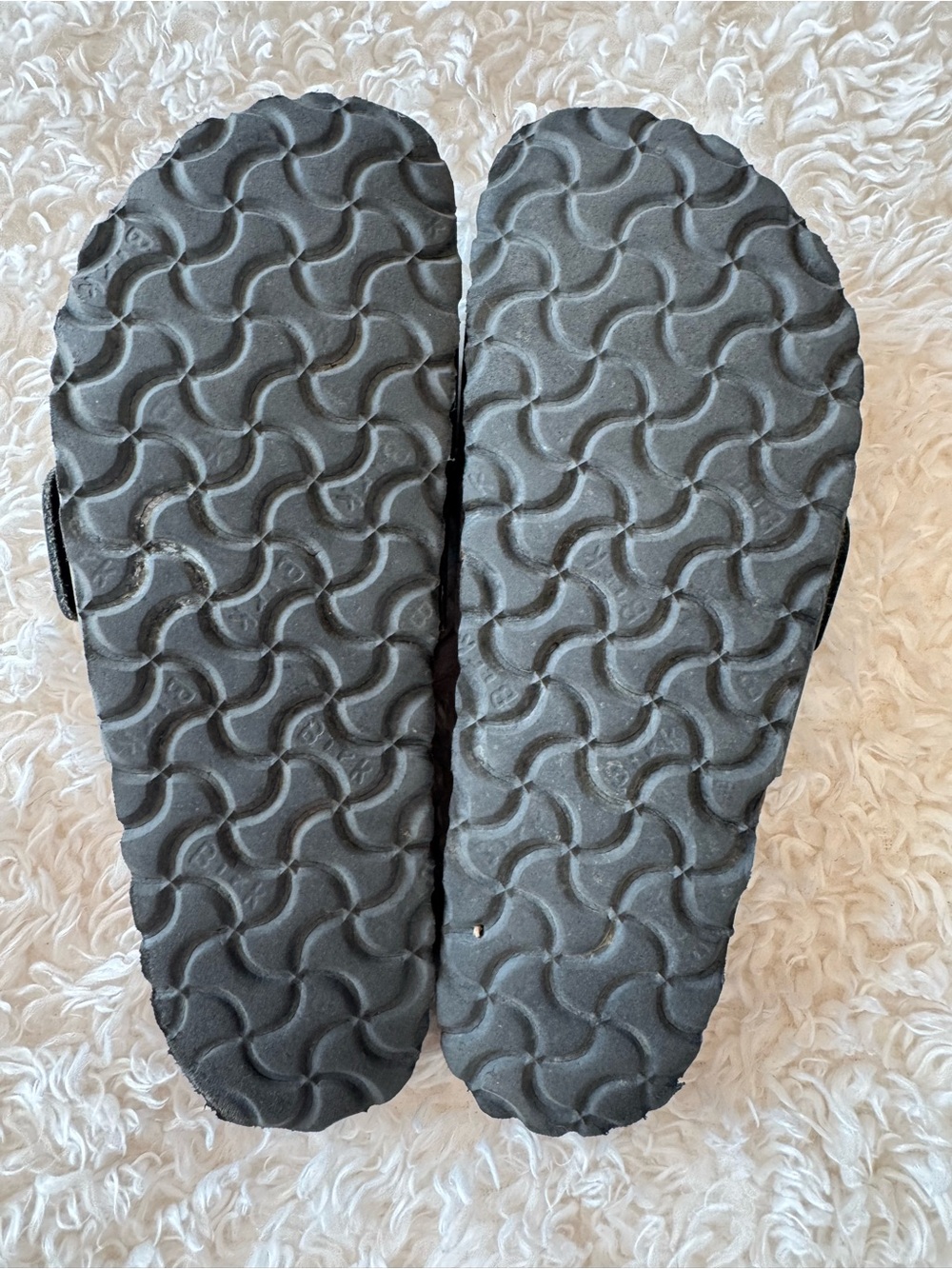 Birkenstock Madrid Big Buckle Slide Sandals in Black with Silver Buckle Size 37 - Picture 10 of 11